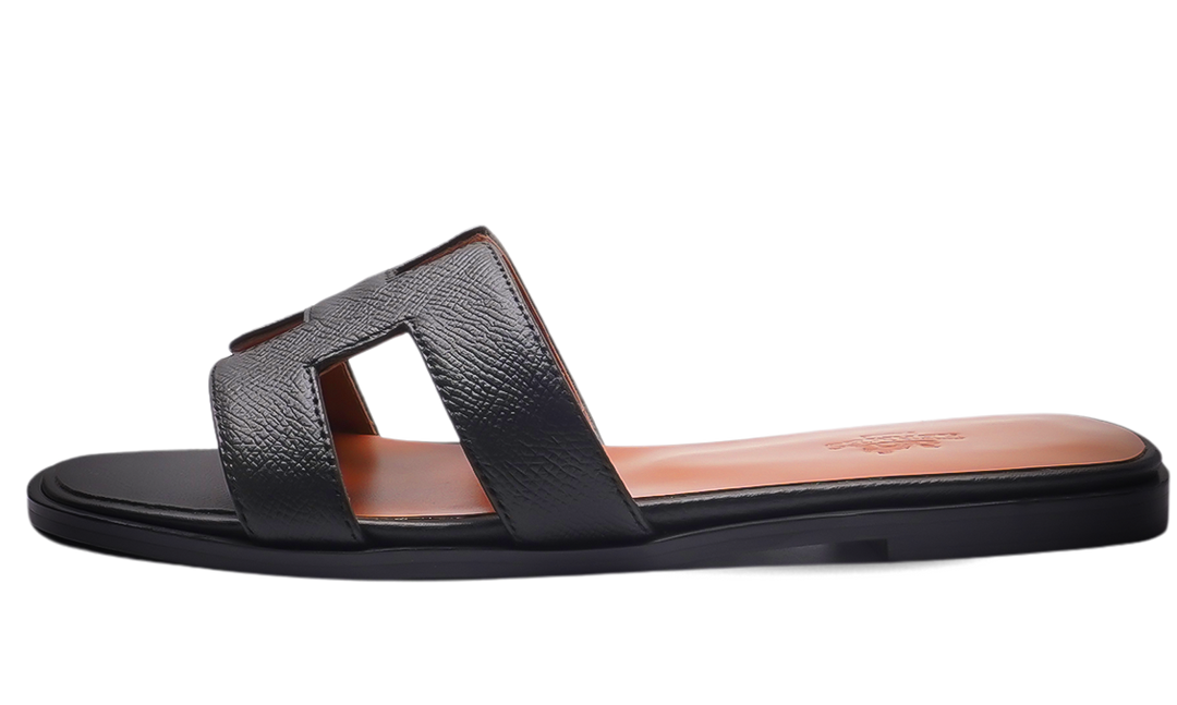 Hermès Oran Sandals Black Image