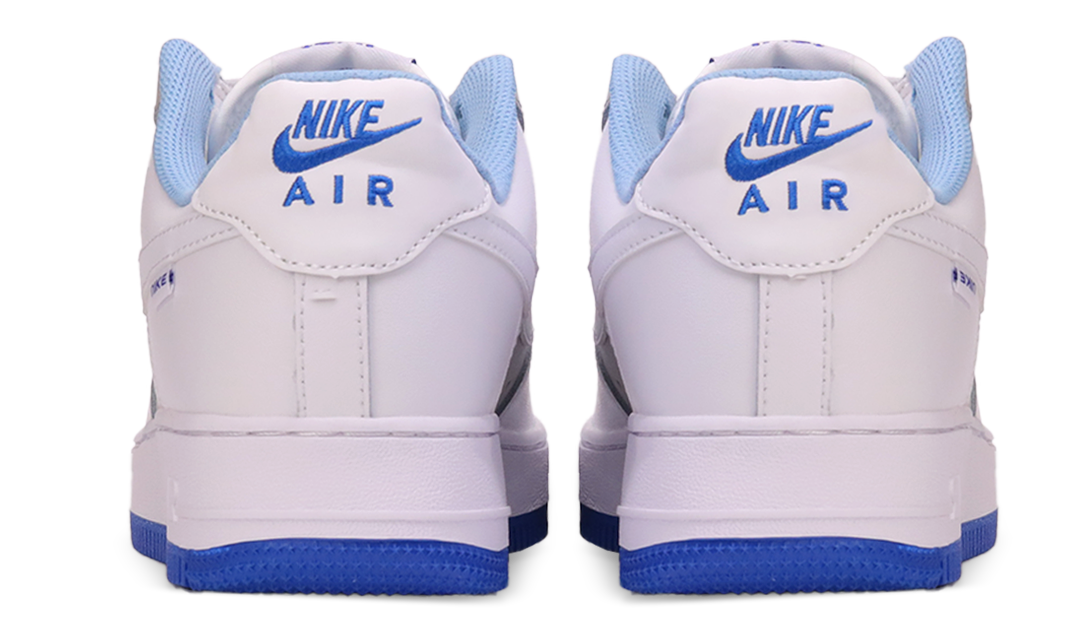 Nike Air Force 1 Low GS White Grey Blue Image