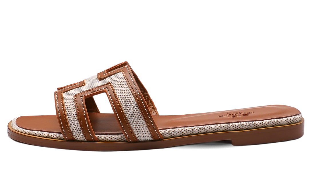 Hermès Oran Sandals Brown Beige Image