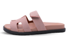Hermès Chypre satin sandals