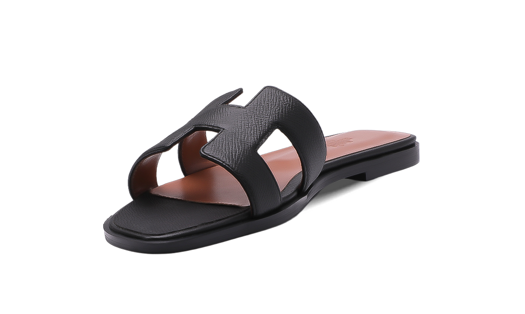 Hermès Oran Sandals Black Image