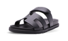 HERMES Calfskin Chypre Sandals Black
