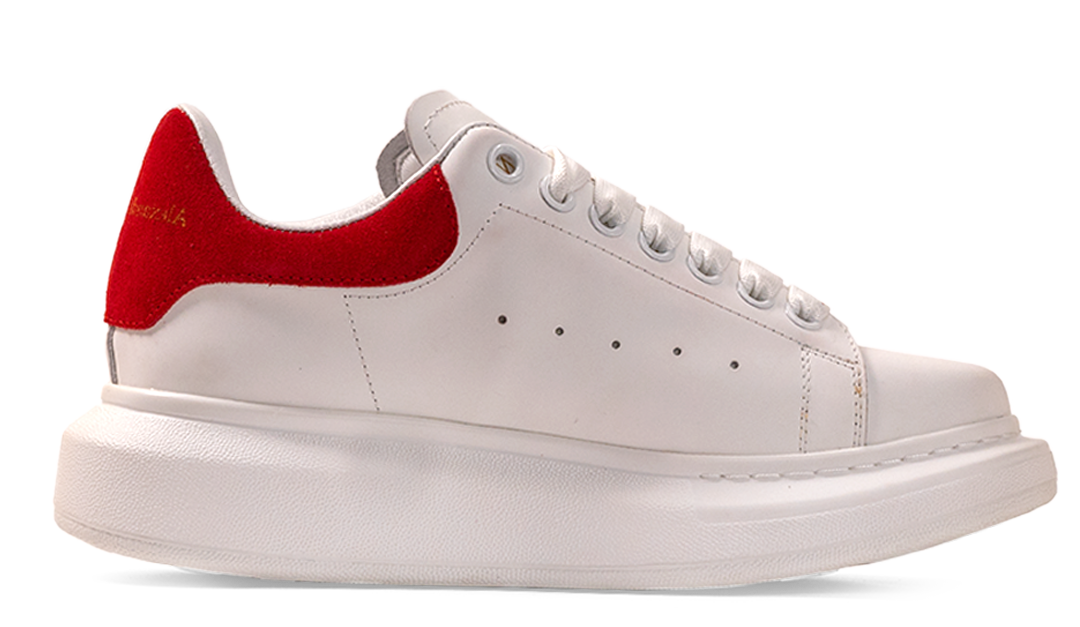 Alexander Mcqueen Oversized Sneaker in White Halo Pink Image