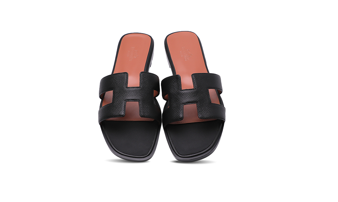Hermès Oran Sandals Black Image