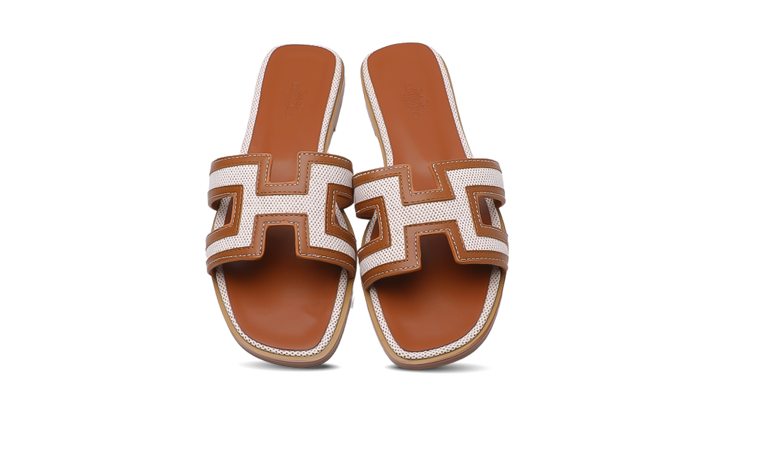 Hermès Oran Sandals Brown Beige Image