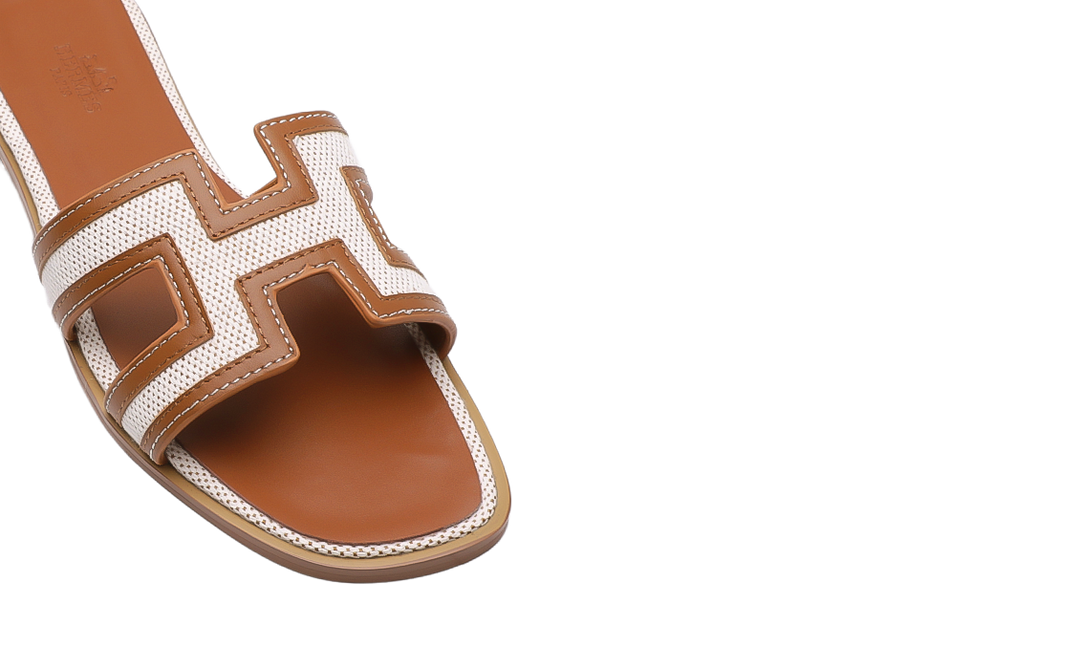 Hermès Oran Sandals Brown Beige Image