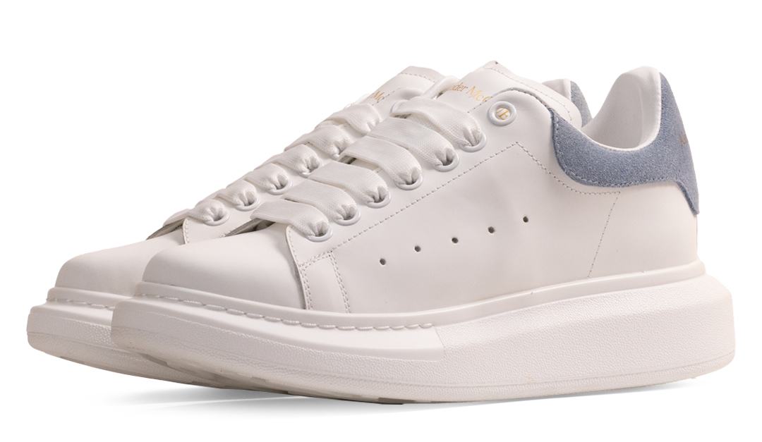Alexander Mcqueen Oversized Sneaker in White Powder Blue Image