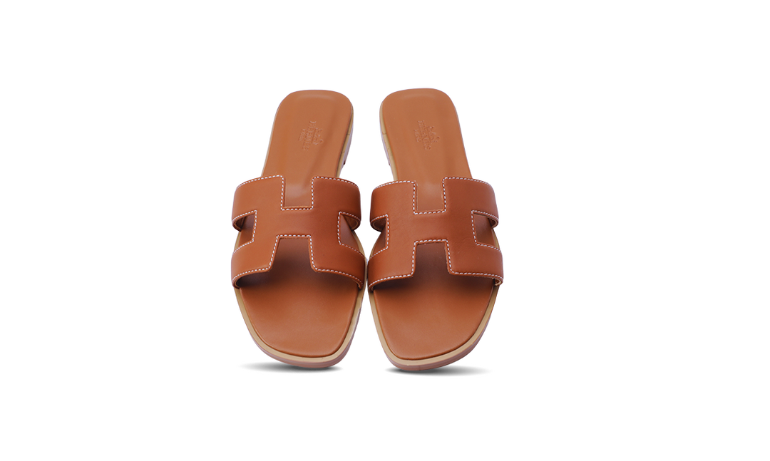 Hermès Oran Sandals Gold Image