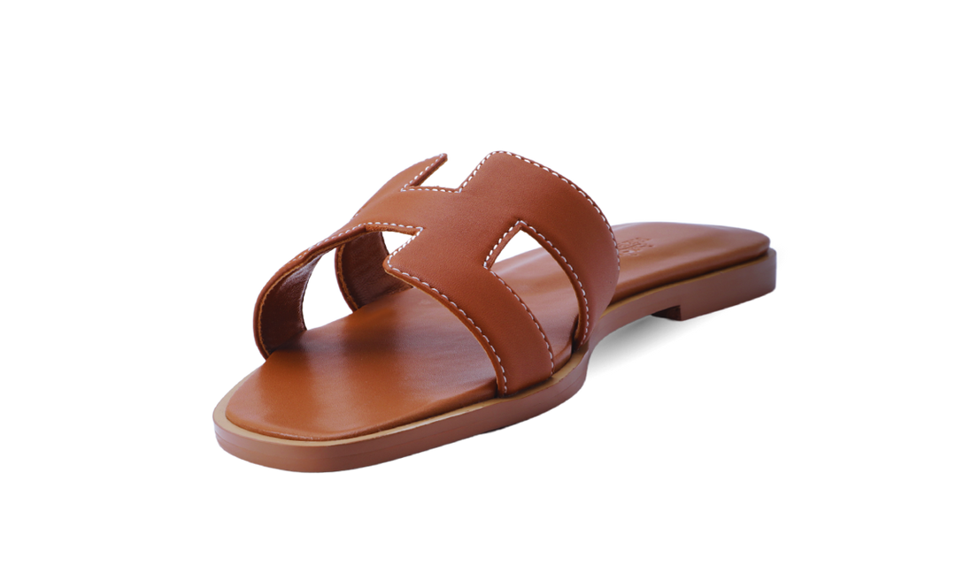 Hermès Oran Sandals Gold Image