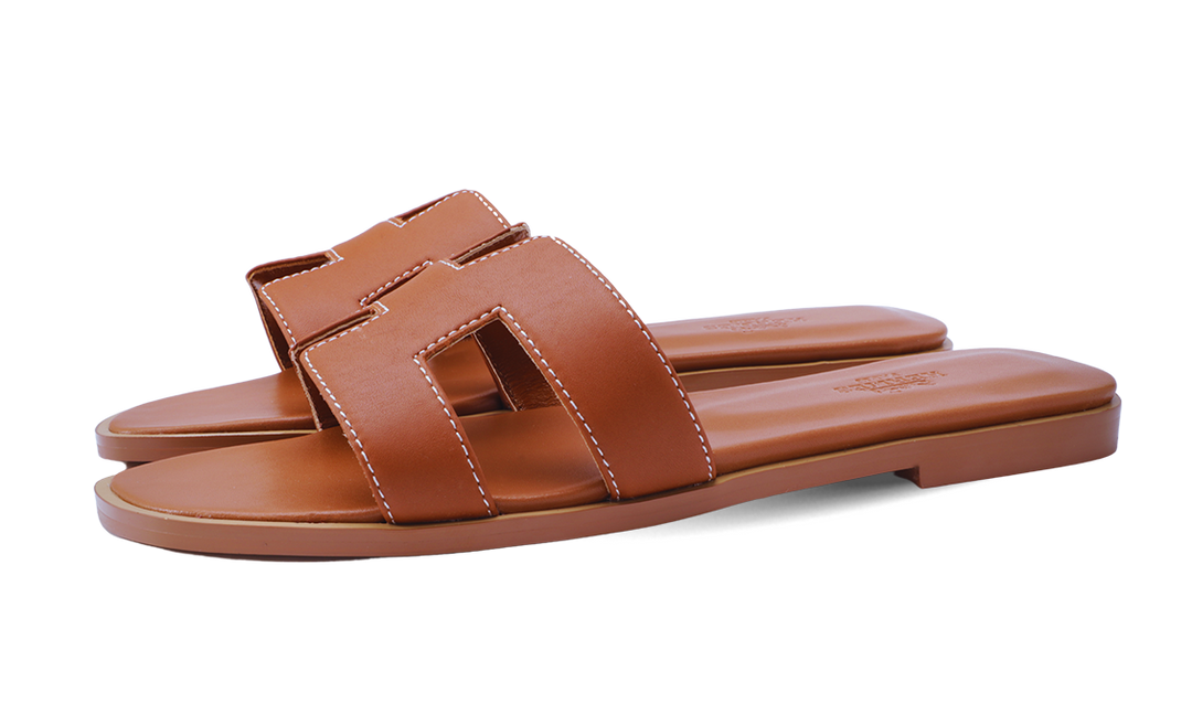 Hermès Oran Sandals Gold Image
