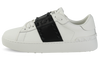 VALENTINO GARAVANI Rockstud Sneaker - Black & White Open Two Tone