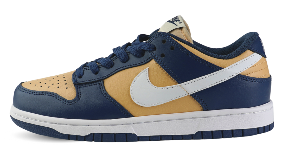 Nike Dunk low Navy Gold Image