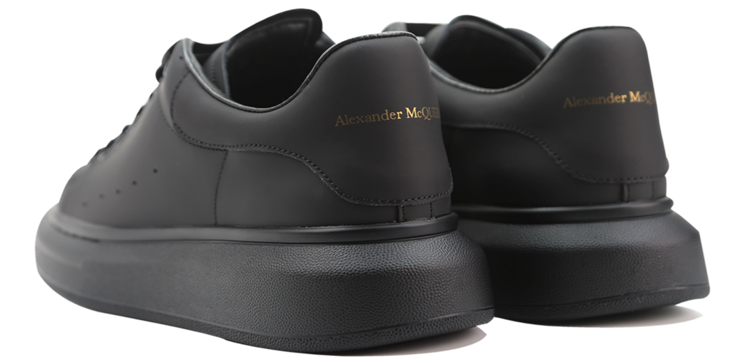 Alexander McQueen Oversized leather sneakers black Image