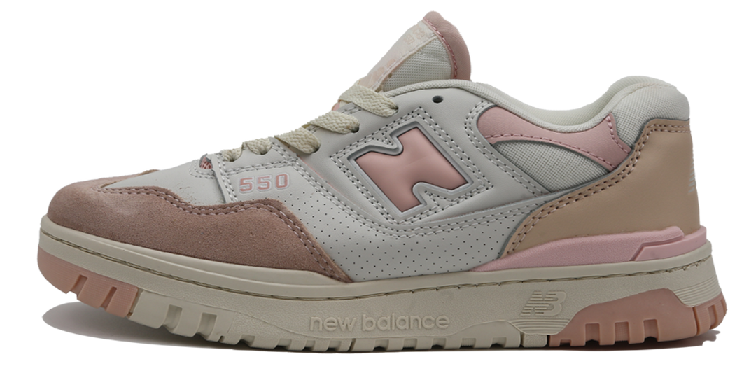 New Balance 550 White & Pink Image