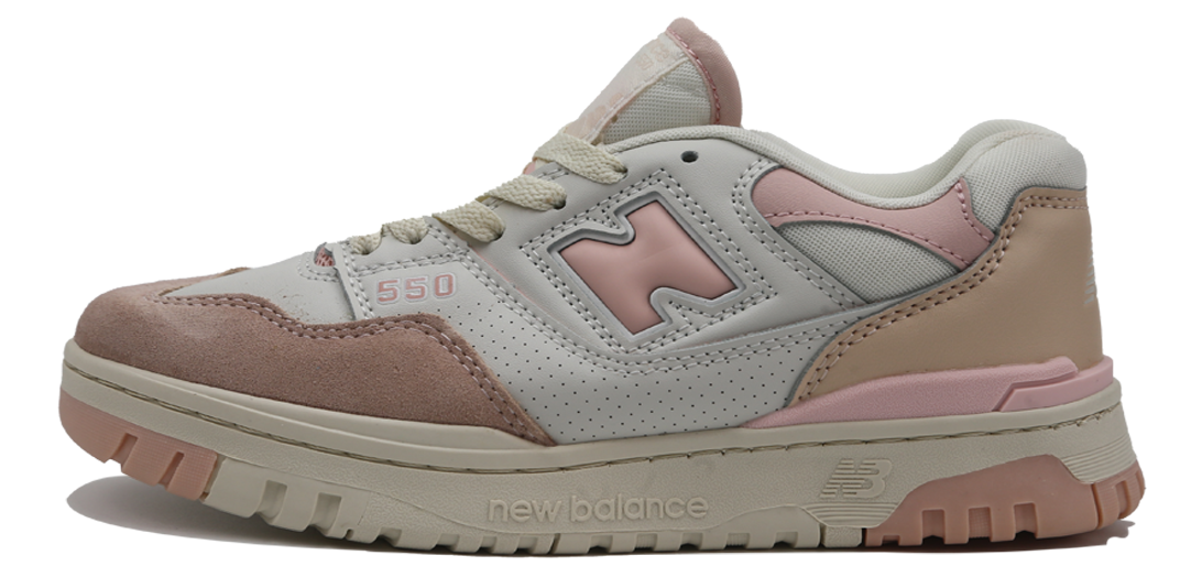 New Balance 550 White & Pink Image