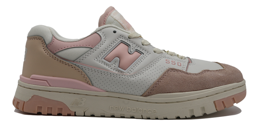 New Balance 550 White & Pink Image