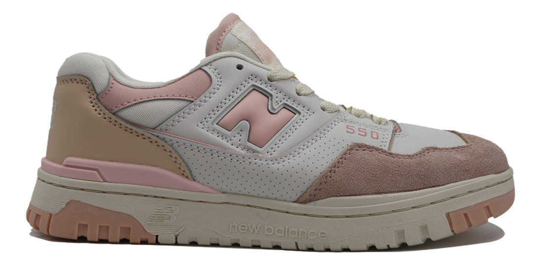 New Balance 550 White & Pink Image