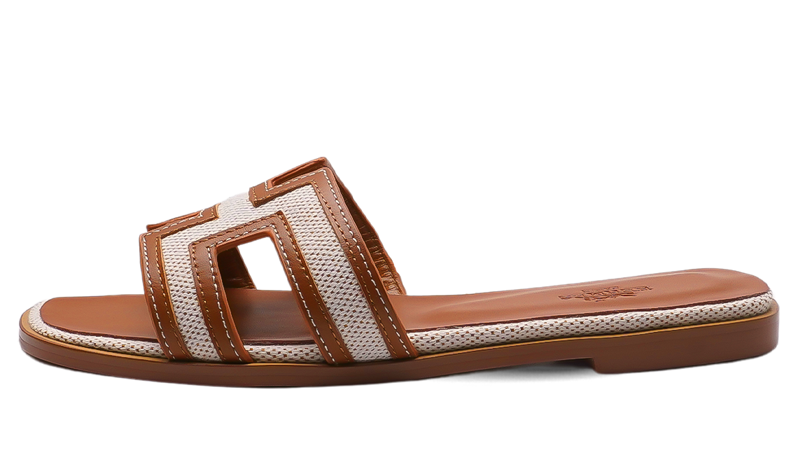 Hermès Oran Sandals Brown Beige Image