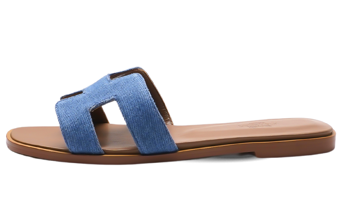 Hermès Oran Sandals Blue Image