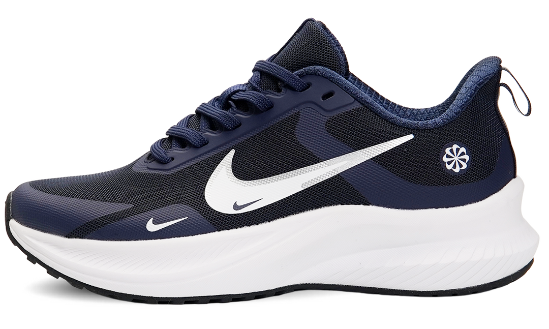 Nike Running Shoe Navy Blue & White Image