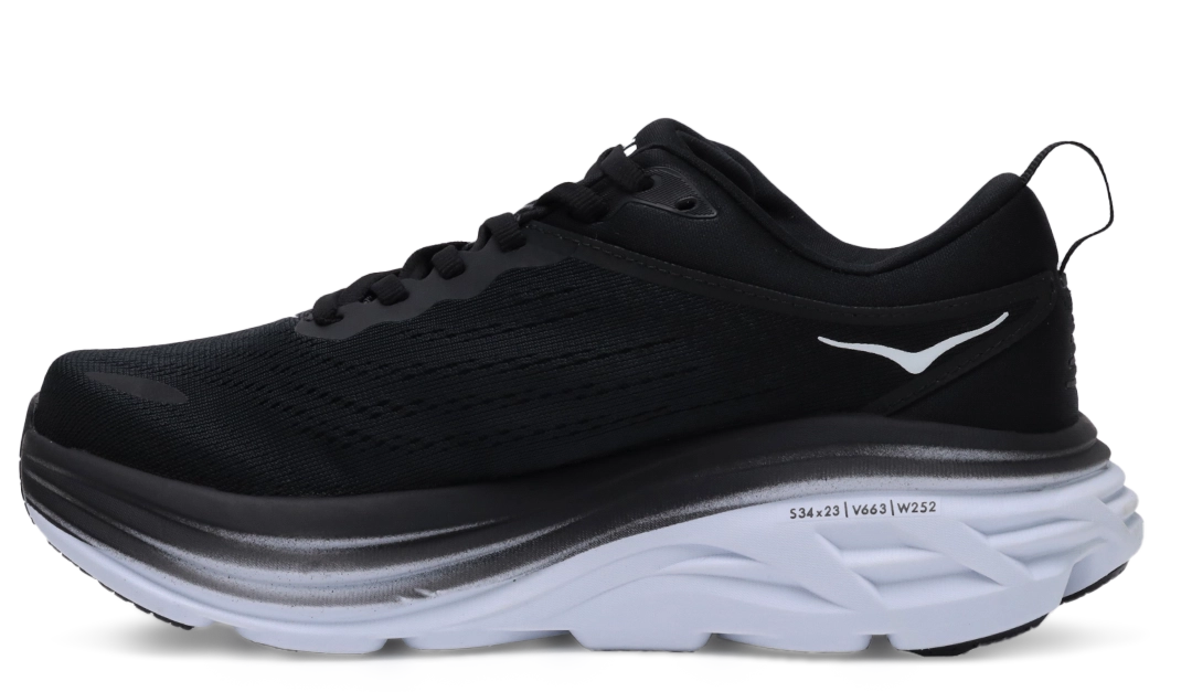 Hoka bondi 8 black & white Image