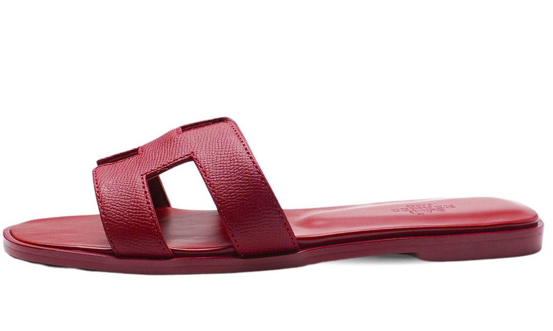 Hermès Oran Sandals Red Image