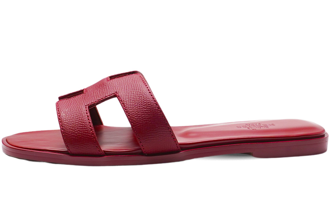 Hermès Oran Sandals Red Image