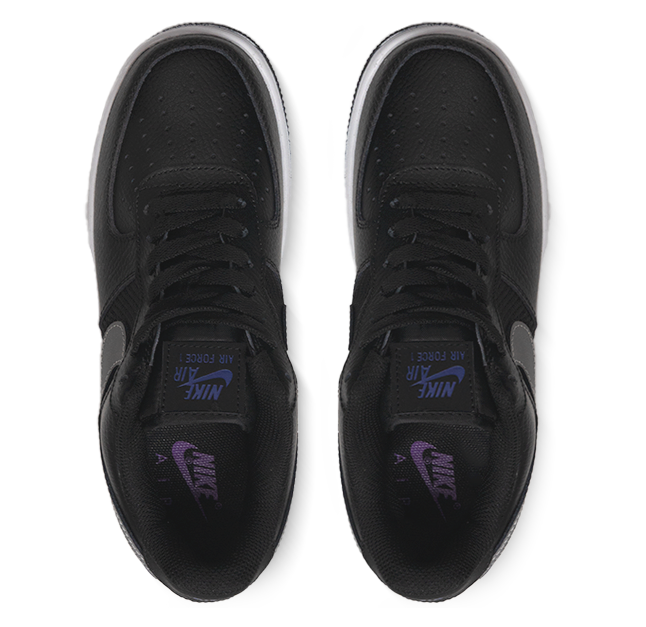 Nike Air Force 1 Low Triple Swoosh Black Image