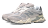 New Balance Gray 9060 Suede Sneakers