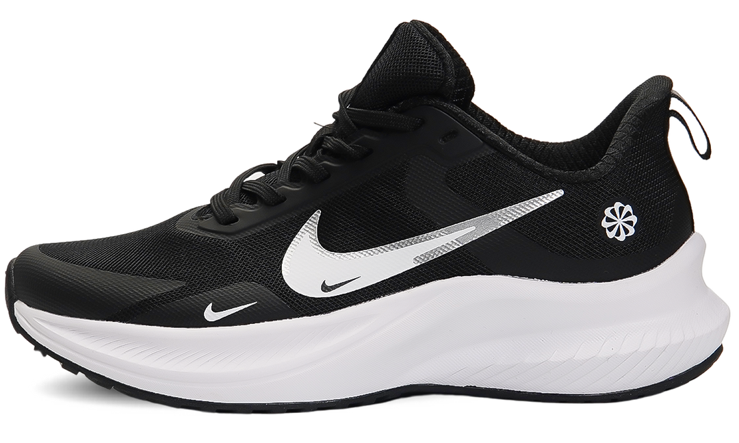 Nike Running Shoe Black & White Image