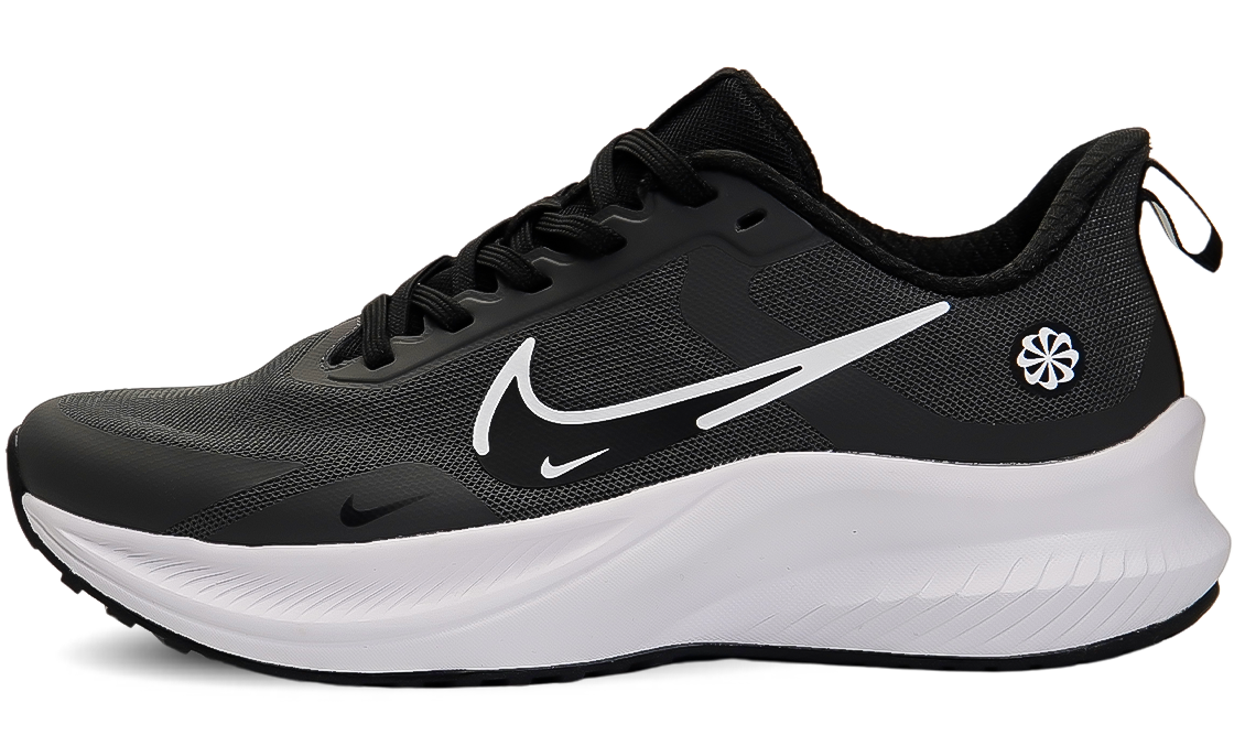 Nike Running Shoe Gray & White Image