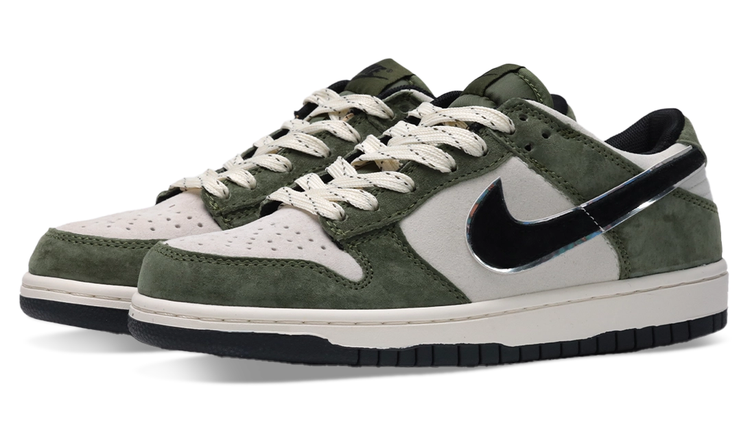 Nike dunk low army green / gray Image