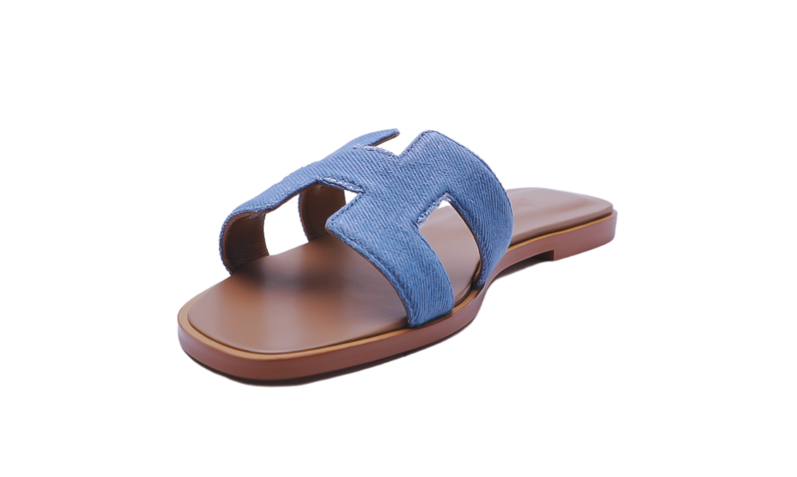 Hermès Oran Sandals Blue Image