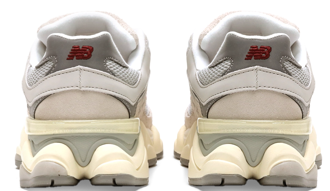 New Balance Gray 9060 Suede Sneakers Image