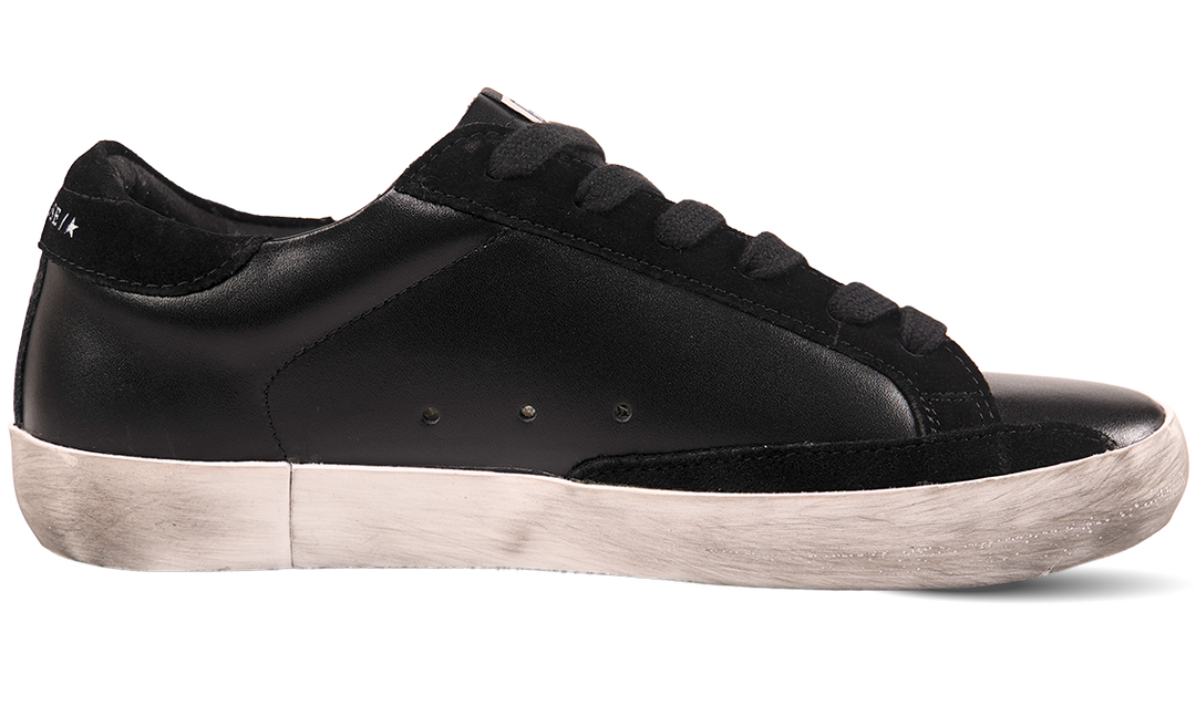 Golden Goose Full Black Leather Sneakers Image