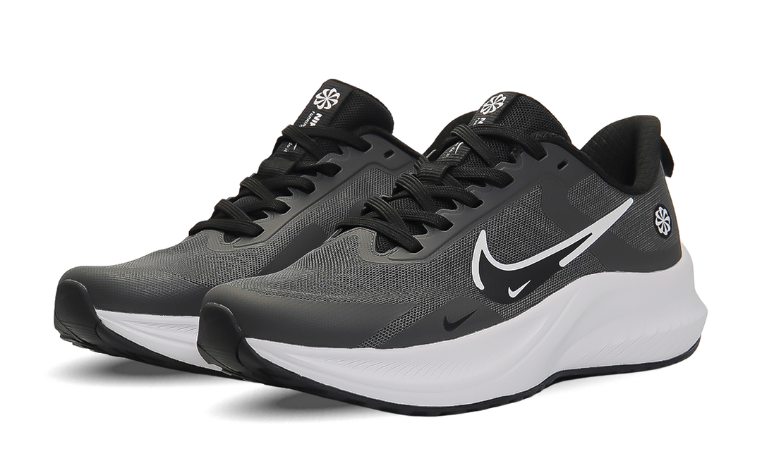 Nike Running Shoe Gray & White Image