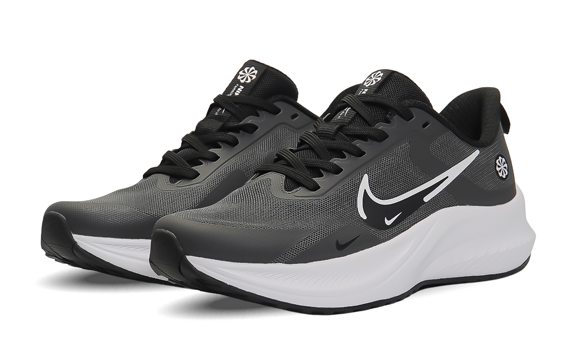 Nike Running Shoe Gray & White Image