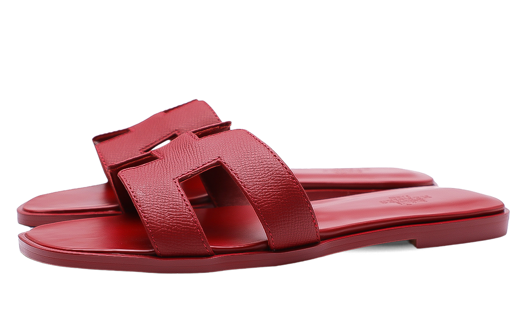 Hermès Oran Sandals Red Image