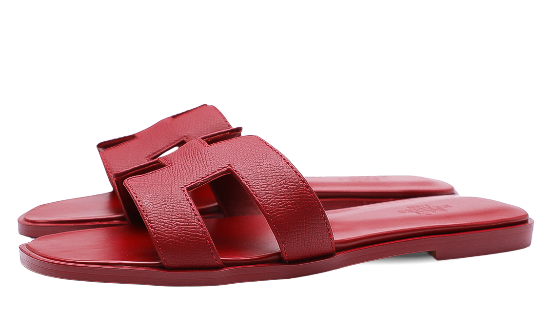 Hermès Oran Sandals Red Image