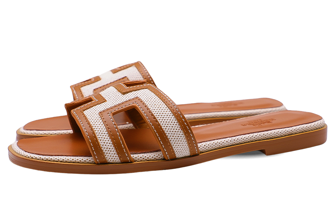 Hermès Oran Sandals Brown Beige Image