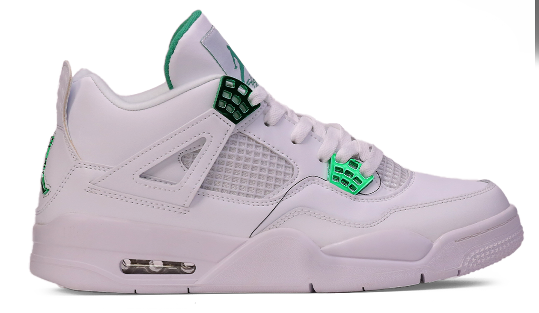 Nike Air Jordan 4 Metallic Green Image