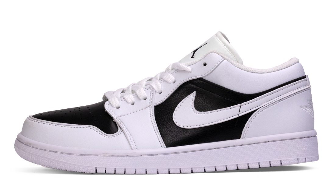 Air Jordan 1 Low Trainers White Black Image