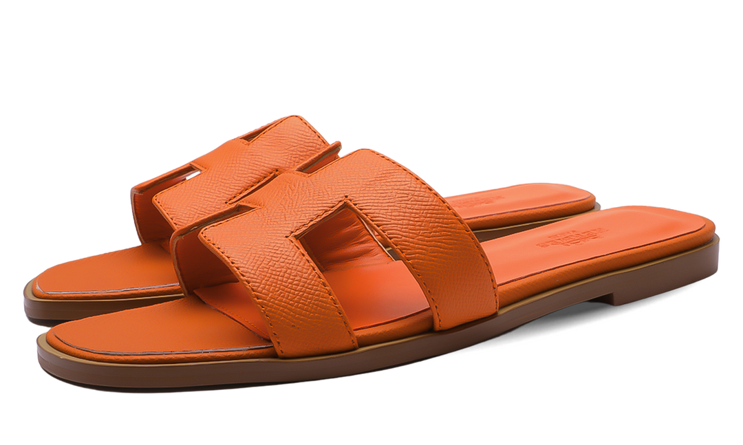 Hermès Oran Sandals Orange Image