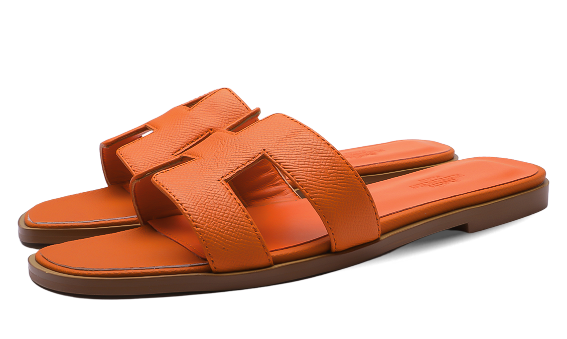 Hermès Oran Sandals Orange Image