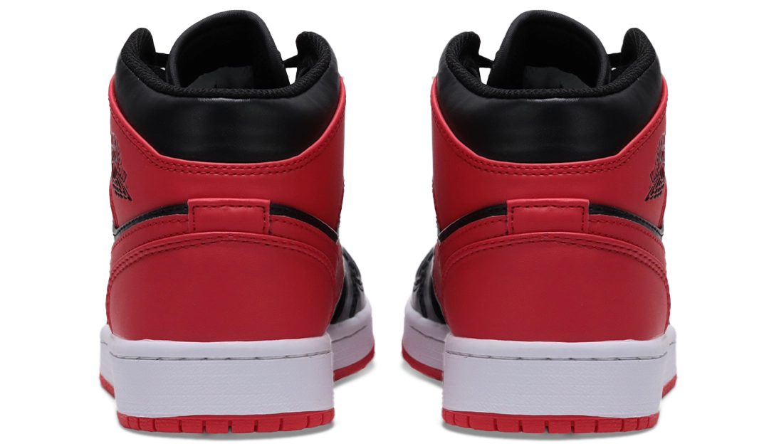 Air Jordan 1 High  Mid Banned 2020 Black University Red White Image