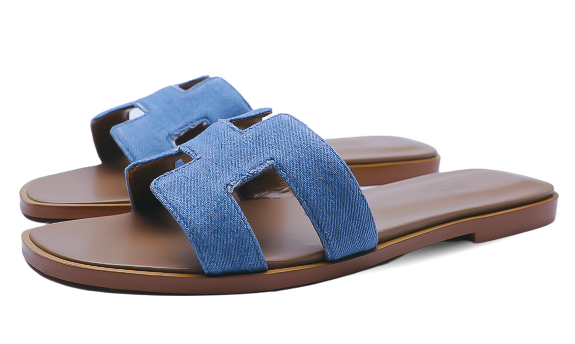 Hermès Oran Sandals Blue Image