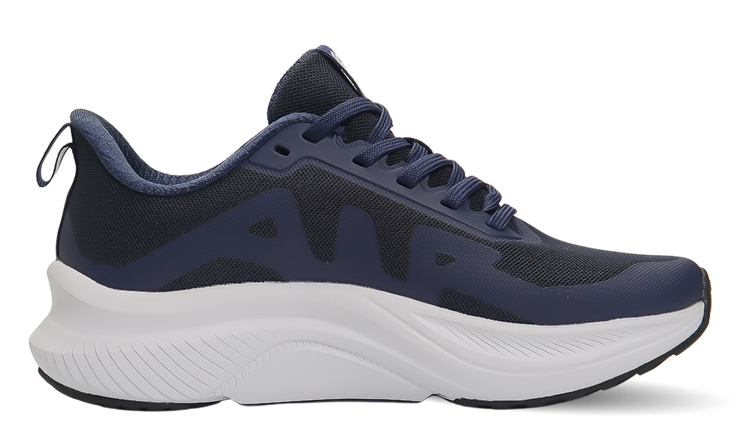 Nike Running Shoe Navy Blue & White Image