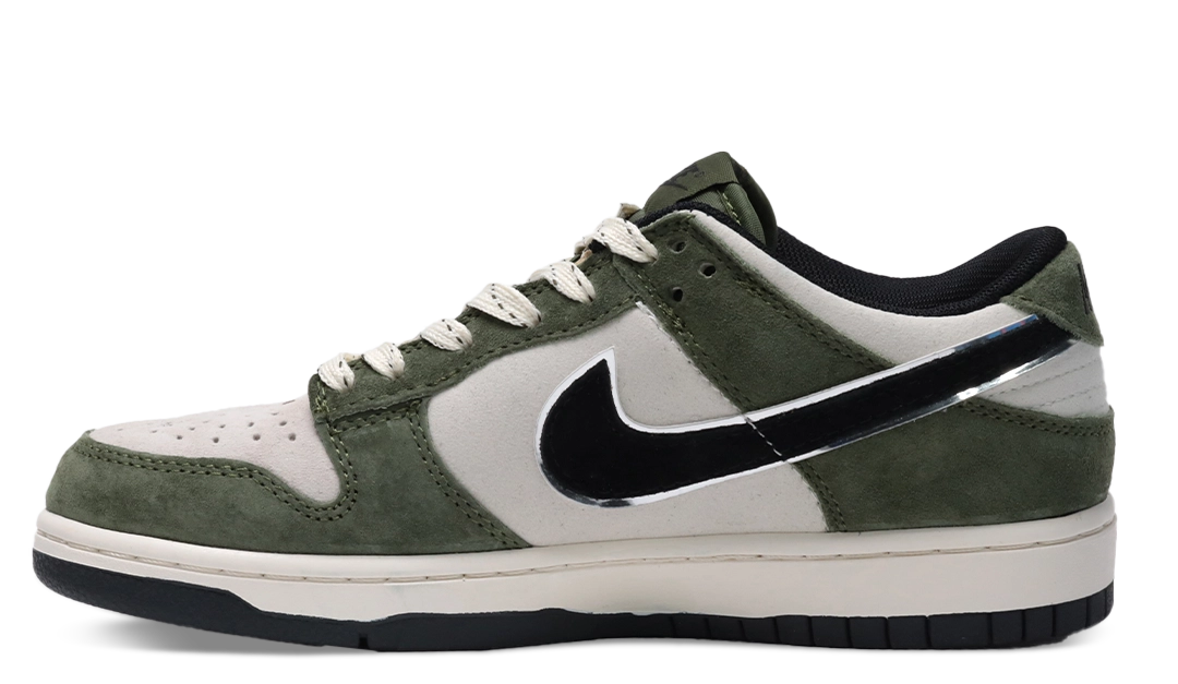 Nike dunk low army green / gray Image