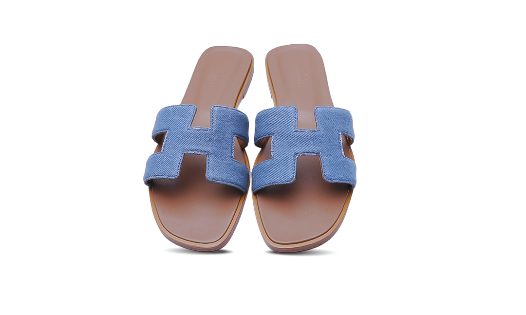 Hermès Oran Sandals Blue Image