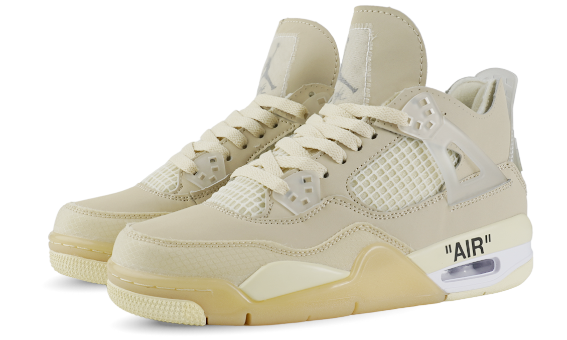 Nike Air Jordan 4 Off White Sail Image